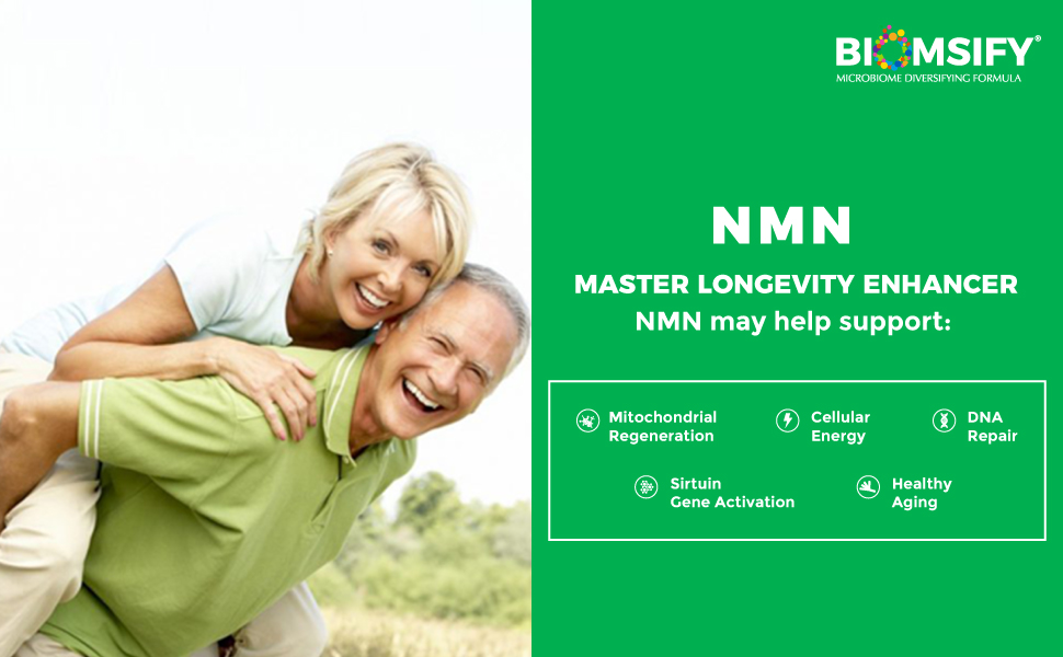 Support Healthy Aging | Biom Probiotics | BIOM Liposomal NMN