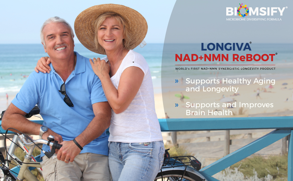 Supports and Improves Brain Health | Biom Probiotics | Biom NAD+NMN Sublingual Powder